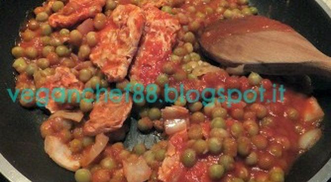 Soya and pea stew