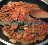 Soya and pea stew